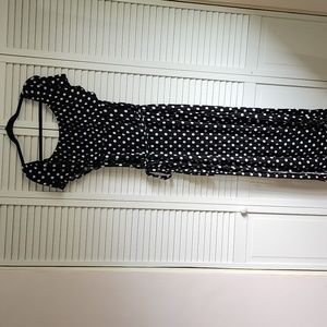 Lane Bryant Women's Plus Size 22/24 Polka-dot Dress